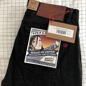 Naked & Famous Denim, Yahan Midnight Selvedge, Weird Guy - MIJ7, Size 30